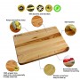 Rectangular chopping board thick 45x30x4 cm